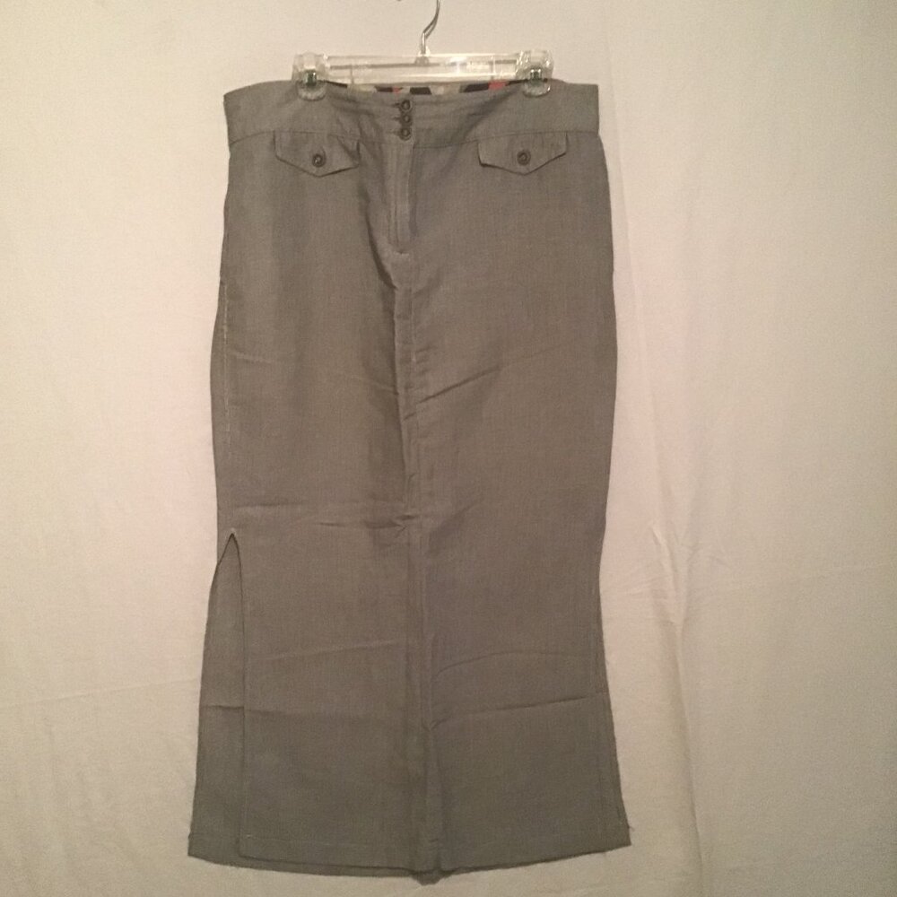Per Una Pinstripe Maxi Skirt Size 16